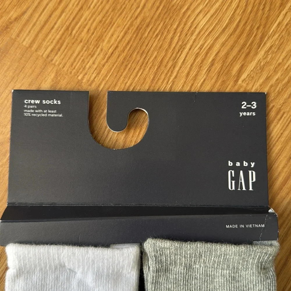 Baby Gap Crew Socks 4-Pack